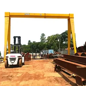 Outdoor High Working Class Electric Tavol Single Gantry Crane 5 Tons 20 Tons For Factory