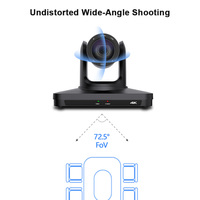 Kamera PTZ 4K 12X Optical Zoom, PoE USB3.0 HDMI Kamera Ruang Konferensi Video, Siaran Langsung untuk Ibadah Gereja dan Pendidikan