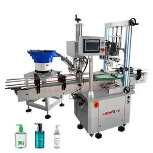 Factory Wholesale Automatic Bottle Capping Machine Lid Capping Machine For plastic Glass Bottles