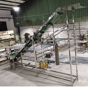 2021 çin fabrika fiyat eğimli tırmanma konveyör bant bölme alüminyum çerçeve eğimli bant konveyör için restoran ve gıda dükkanı - Product Image 2