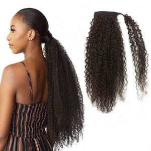 Nueva Llegada, Extensión de Cabello Humano con Clip, Ondulado, Rizado, Brasileño, 100% Virgen Remy, con Cordón/Anudado, Color Personalizado - Product Image 3