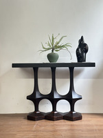 Table console d'entrée moderne en bois massif de luxe meubles de maison haut de gamme pour chambre à coucher salon