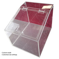 Présentoir en acrylique blanc de style moderne personnalisé pour boîte de bonbons en vrac boîte-cadeau écologique présentation magasins spécialisés