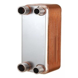 Échangeur de chaleur à plaques brasées en acier inoxydable SS304 haute efficacité pour la réfrigération CVC, le refroidissement industriel, compact, fabrication OEM - Product Image 1