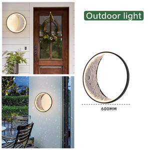 Lampe murale LED moderne nordique Décoration intérieure Lampe de chevet lune Chambre à coucher Lampe murale intérieure Salle de bain Salon Lampe murale <span class=keywords><strong>Allée</strong></span> Couloir - Product Image 6