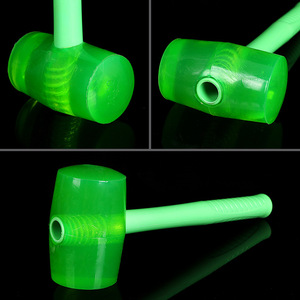Plastic Handle Rubber <b>Hammer</b> Transparent Shock Absorbing For Tile Repair And DIY Use - Product Image 2