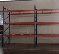 Scaffale a trave incrociata industriale dedicato per magazzini con supporto portante in acciaio per Pallet ripiani rivestiti in polvere