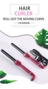 Fer à friser électrique traditionnel à un seul bouton, effet léopard, <span class=keywords><strong>appareil</strong></span> à friser les <span class=keywords><strong>cheveux</strong></span>, chauffage PTC, revêtement céramique, température LED - Product Image 2