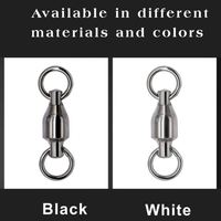 Swivel Bearing Bola Berkualitas Tinggi Dengan Cincin Kokoh Perlengkapan Memancing Ikan Mas Konektor Pancing Swivel Bearing Bola