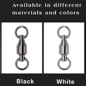 Roulement à billes pivotant de haute qualité en gros avec anneau solide, matériel de pêche à la <span class=keywords><strong>carpe</strong></span>, connecteur de pêche, roulement à billes pivotant - Product Image 6