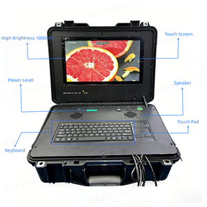 Moniteur <span class=keywords><strong>portable</strong></span> TFT LCD 1080P avec écran tactile capacitif 10 points, luminosité 1000 nits, compatible Windows/Android pour <span class=keywords><strong>station</strong></span> de sol de drone - Product Image 3