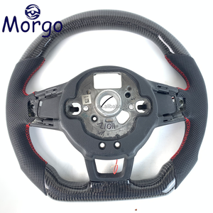 Volante de fibra de carbono LED personalizado para Volkswagen para MK7 GTI GTD <span class=keywords><strong>Golf</strong></span> 7 - Product Image 5