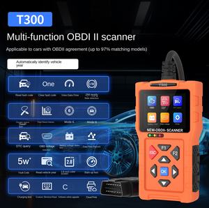 Lector de código OBD2 transfronterizo, instrumento de diagnóstico de fallas de coche, Analizador de motor, lectura de voltaje de batería Elm327 <span class=keywords><strong>Ourense</strong></span> T300 12V - Product Image 5