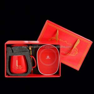 Mug à café intelligent en céramique électrique à contrôle de température, chauffe-tasse, cadeau d'entreprise promotionnel - Product Image 2