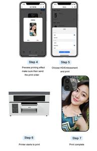 <span class=keywords><strong>Imprimante</strong></span> automatique à jet <span class=keywords><strong>d</strong></span>'encre portable à plat avec Wi-Fi App A5 A4 Mini Impresora Portatil LED pour étui de téléphone portable - Product Image 5