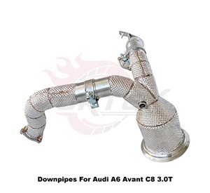Tuberías de Escape de Alto Rendimiento Vortex para Audi A6 Avant C8 3.0T, Conector de Colector de Escape de Alto Flujo, Piezas de Tuning - Product Image 2