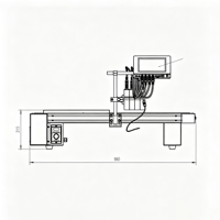 Machine de pagination PM-150A avec alimentateur automatique en ligne pour sacs plastiques, cartons, boîtes et étiquettes papier