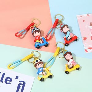 Wholesale Light Cartoon <b>Anime</b> PVC <b>Keychain</b> Popular <b>Anime</b> Characters Design 3D Eco-Friendly High Quality - Product Image 3