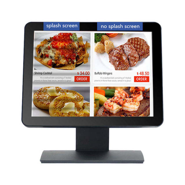 Industrial Touch Screen Monitor 15 Inch 1024*768 square Screen Desktop Resistive Touch Screen Monitor with Metal Stand
