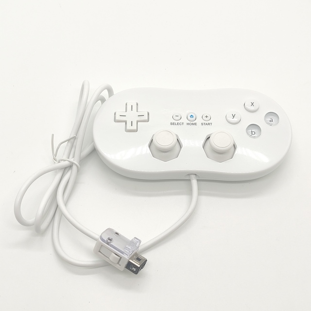 For Wii Classic Controller Retro Wired Classic Gamepad Joypad for Wii