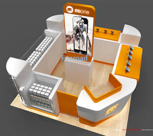 Chiosco Personalizzato per Cellulari Vetrina in Vetro Espositore per Cellulari Scaffale Espositivo per Accessori Telefonici - Product Image 3