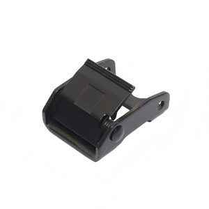 Fibbia in metallo regolabile fibbia nera chiusura Slider rilascio fibbia <span class=keywords><strong>2</strong></span> "50mm cinghia cricchetto tiranti - Product Image 2