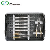 Ensemble d'instruments dentaires vétérinaires Jiajin pour l'extraction dentaire et la chirurgie buccale, kit d'instruments dentaires vétérinaires professionnels