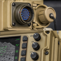 Caméra thermique double lumière SpikeBF pour véhicules, infrarouge 640x512 et système de vision nocturne par fusion basse lumière 1080P pour véhicules spéciaux