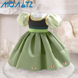 MQATZ gran oferta niños manga corta 2 años disfraz princesa fiesta vestido niña película Cosplay para niñas - Product Image 1
