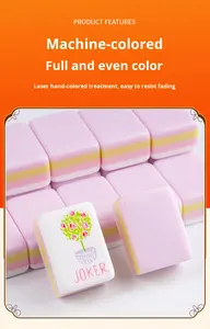 Ensemble de Mahjong Américain Professionnel en Acrylique de 166 Pièces, Gravure Laser CNC de Précision, Marquages Bilingues, Idéal pour Clubs Sociaux et Soirées entre Femmes - Product Image 6