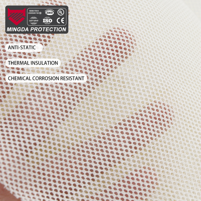 Heat Resistant Hot Sale High Strength Silicone Meta Aramid Fabric Mesh for Fire Rubber Hose