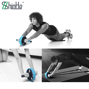 Roue abdominale Shinho, best-seller, pour l'entraînement de la force du tronc, <span class=keywords><strong>exercices</strong></span> abdominaux, amincissement de la taille, pour hommes et femmes - Product Image 4