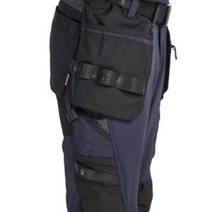 BLAKLADER - 152116458699C46 Pantalones de pirata artesano 4 vías elásticos Azul marino oscuro/Negro-PANTALÓN DE TRABAJO EAN 7330509833575 - Product Image 4
