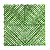 Le plus récent évier sans creusage de grille de lavage de voiture à double couche avec drain intégré 100% nouveaux carreaux de sol de marche de plancher de garage en PP nouvelle arrivée