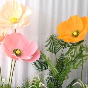 Simulated <b>Paper</b> Flowers Yu Meiren's Beauty Large Handmade Modern Style Environment-Friendly Soft Valentine's Day Decorative - Product Image 5