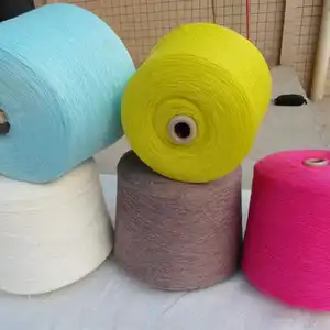 15% 安哥拉兔混纺毛纱中国粘胶纱和织造工作兔包芯纱