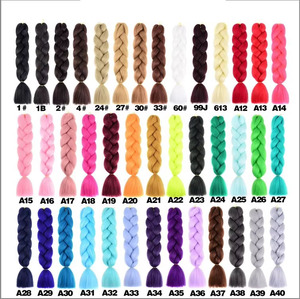 Gran oferta de 82 pulgadas para trenzas de caja sintética Ombre, 165g, degradado de Color preestirado, pelo trenzado, ganchillo hecho a alta temperatura - Product Image 6