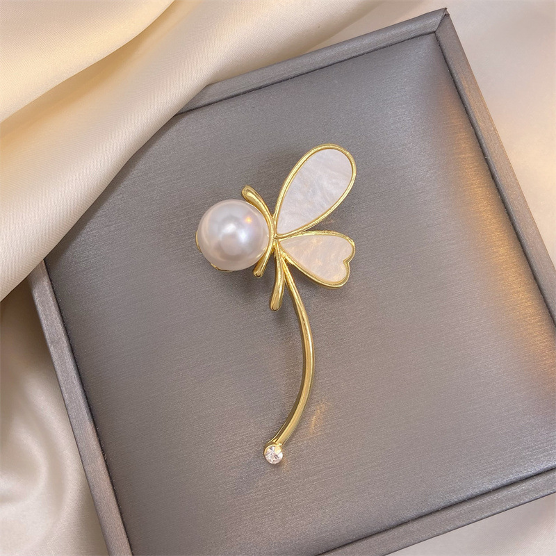 Broche Vintage Camélia En Pâte De Verre Noir – Neuf Sans Emballage, Bijou Fantaisie