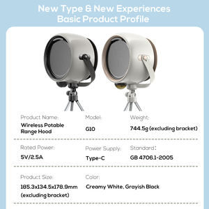 Hotte aspirante portable Dopapod G10, puissante, 5 vitesses, de bureau, faible bruit, avec bac de ré<span class=keywords><strong>cup</strong></span>ération d'huile - Product Image 6