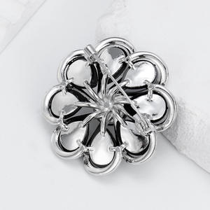 Broches de Moda con Diamantes de Imitación, Botones de Aleación Chapados en Oro, Personalizados, Unisex, para Uso Diario, Compromiso, Boda - Product Image 4