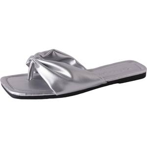 Sandalias <span class=keywords><strong>con</strong></span> lazo de verano, chanclas, <span class=keywords><strong>playa</strong></span> de hadas de fondo plano para zapatillas, pinzas para exteriores de moda para mujer, zapatillas de moda - Product Image 5