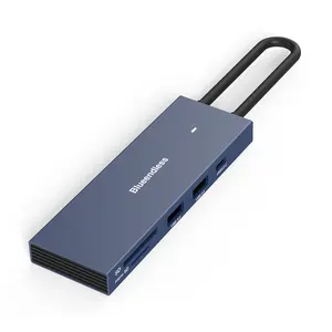 מפעל מחיר Adaptador טיפו Por 4 פורטו Usb C רכזת ב 1 6 In1 Dock תחנה