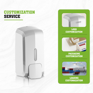 Dispensador de Jabón Líquido Manual de Pared, Moderno y Ecológico de Plástico FANDA - Product Image 5