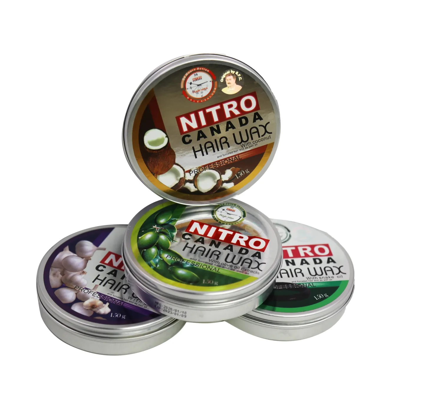 OEM Hersteller Großhandel Obst 150ml Männer profession elle alkoholfreie Mode beste Oliven Styling Pomade Nitro Kanada Haar wachs