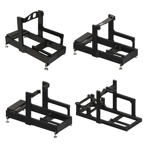 Chuyên nghiệp lái xe mô phỏng khung thực tế Sim đua buồng lái Chassis chuyển động Giàn Khoan tùy chọn nhôm tương thích Moza R5 bánh xe - Product Image 6