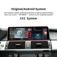 Autoradio 8 Go + 128 Go 12,3 pouces pour BMW X5/X6 E70/E71 2007-2013, écran partagé, montage sur tableau de bord, CarPlay, Android Auto, USB, GPS, audio haute résolution