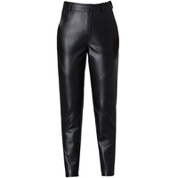 YOUANNA Quần Da Thật Cho Nữ Quần Da Cừu Thật Quần Legging Cạp Cao Cho Nữ Quần Dài Capris HW3232