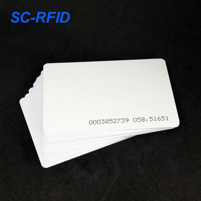 Factory Wholesale Customize PVC Printable Blank NFC Card ID Thin Card RFID Smart Chip Card