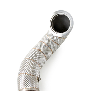 Downpipe senza avviso di guasto motore per Volkswagen <span class=keywords><strong>Golf</strong></span> MK7/MK7.5 <span class=keywords><strong>GTI</strong></span> 2.0T 2014-2019, catalizzatore a striscia in acciaio inossidabile con isolamento - Product Image 2