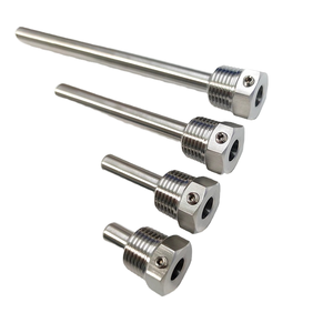 1/2インチネジ式ステンレス鋼IP67防水温度センサープローブハウジング1℃分解能ブラインドチューブ保護スリーブODM - Product Image 1